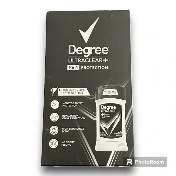 NEW Pack Degree Men Ultra Clear Solid Antiperspirant Deodorant 2.7oz 5 pack! - Picture 2 of 3